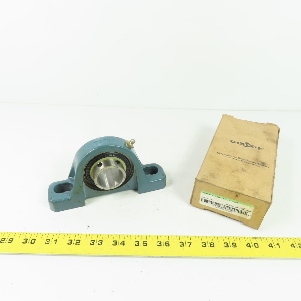 Dodge P2B-SCU-104S 124133 1-1/4″ Bore 2-Bolt Pillow Block Ball Bearing NEW