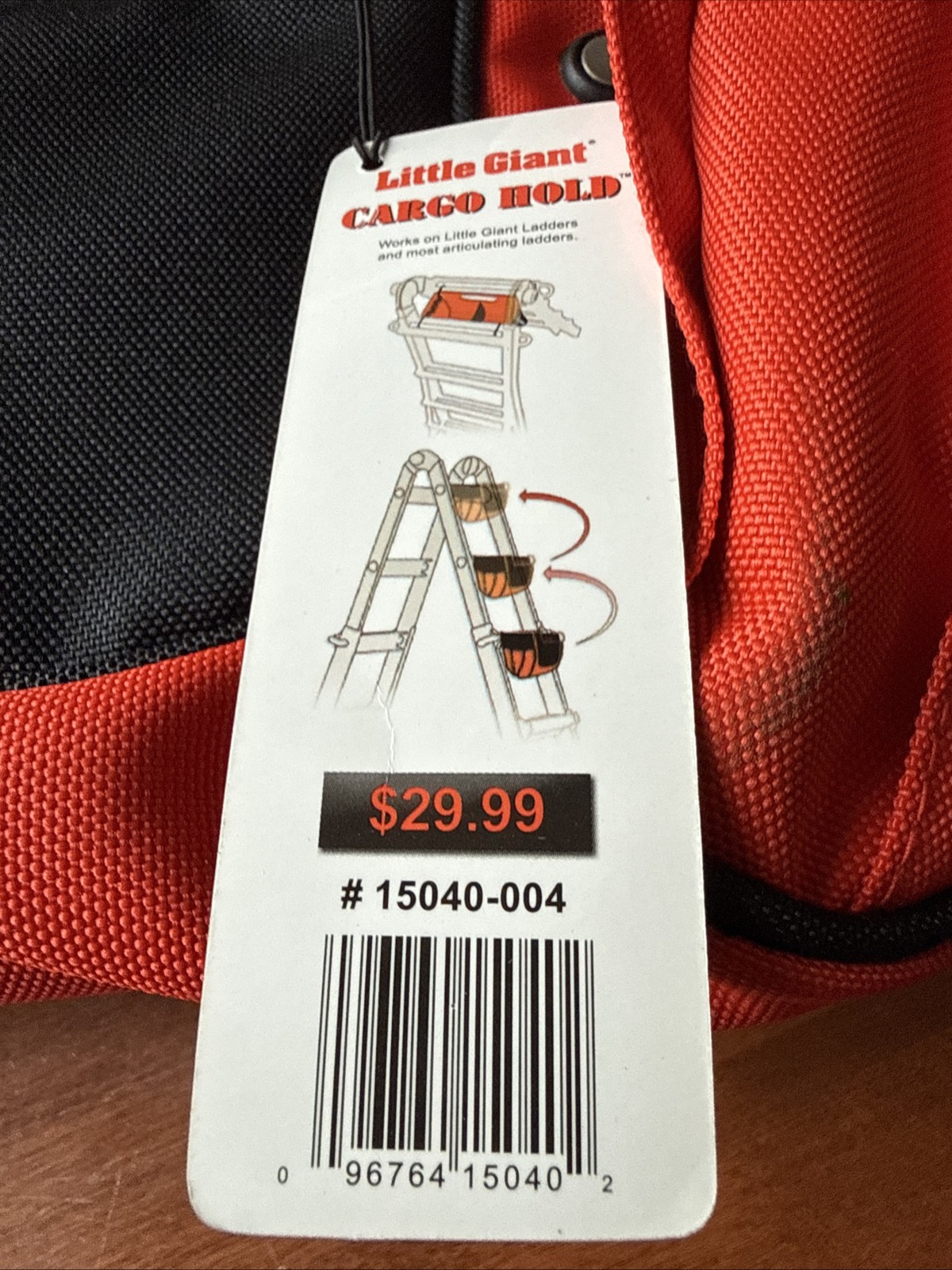 Little Giant Ladders 15040-001 Cargo Hold Tool Pouch Storage Accessory New