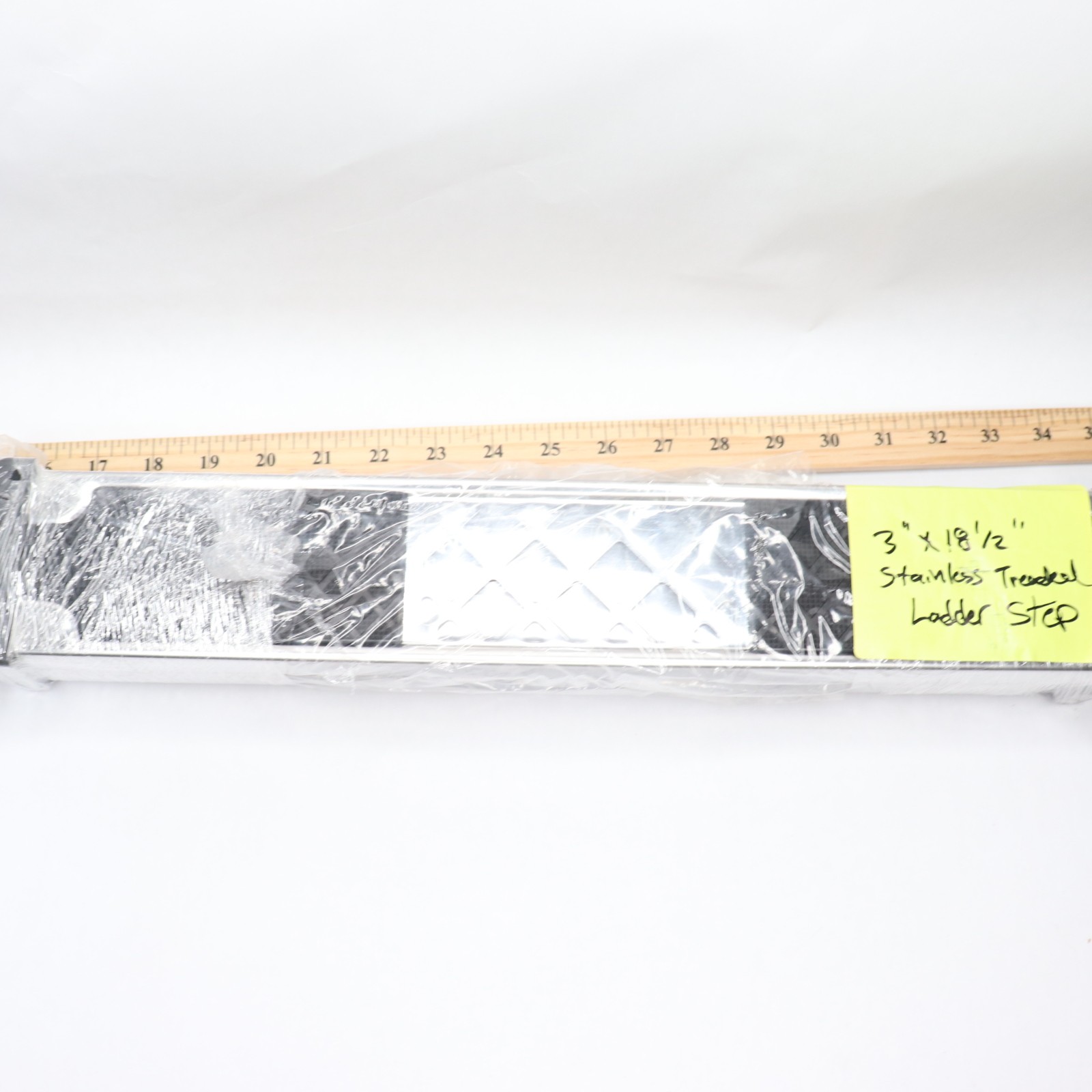 (2-Pk) Step Tread For 15Â° Sloping Ladders Stainless Steel