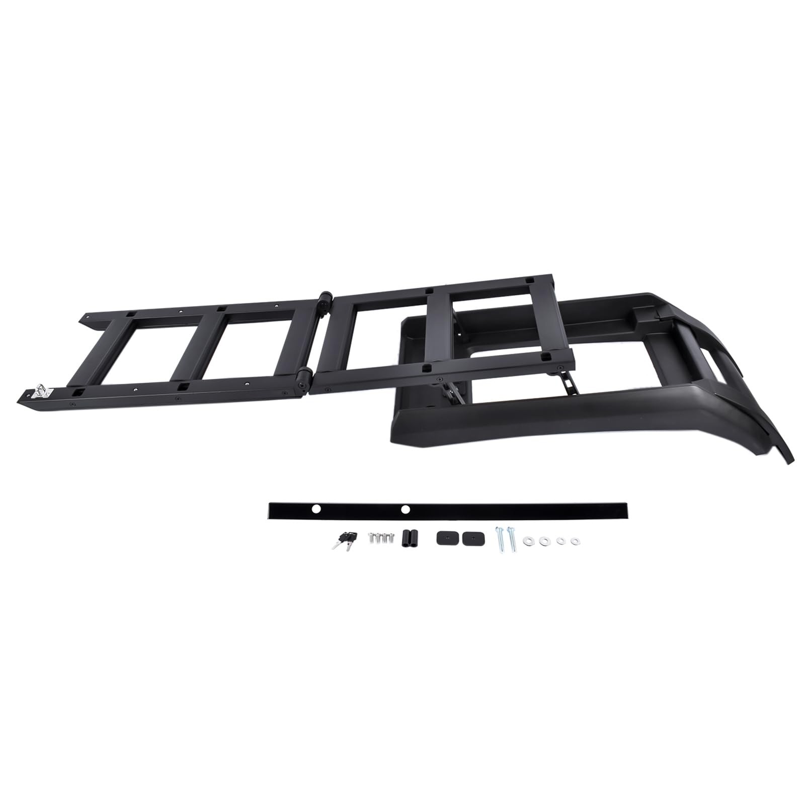 Side Folding Roof Step Ladder Land Rover Defender 2020-2023 L663 90 110 Black