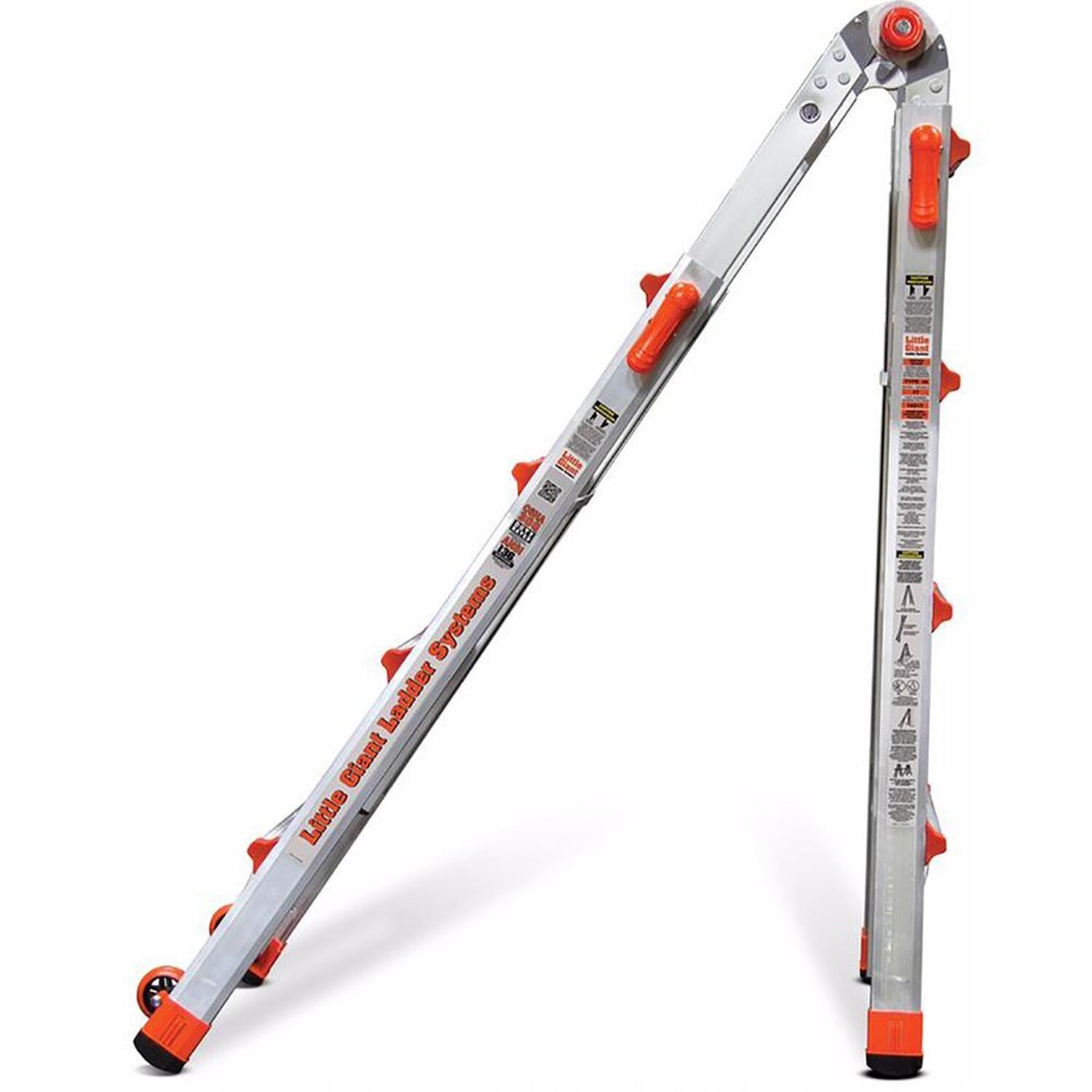Little Giant Ladders, Velocity with Wheels, M22, 22 Ft, Multi-Position Ladder…