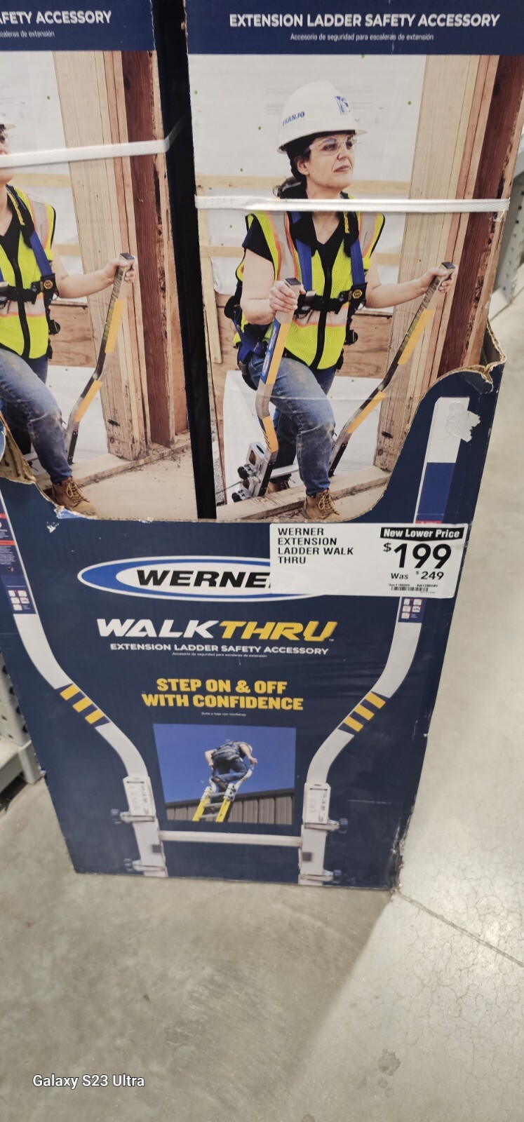 Werner Walk-Thru X300010 – Extension Ladder Walk Thru – Safety Rail