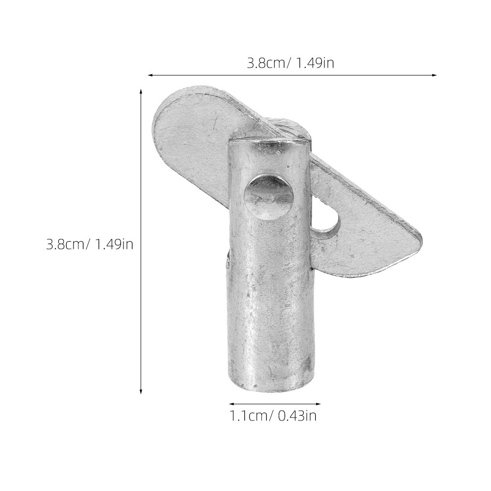 20Pcs Stable Steel Scaffolding Safety Locking Pins Silver Durable Usage