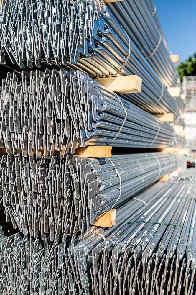10x9m scaffolding gable scaffold Alu-scaff 73 aluminum scaffolding delivery 0€