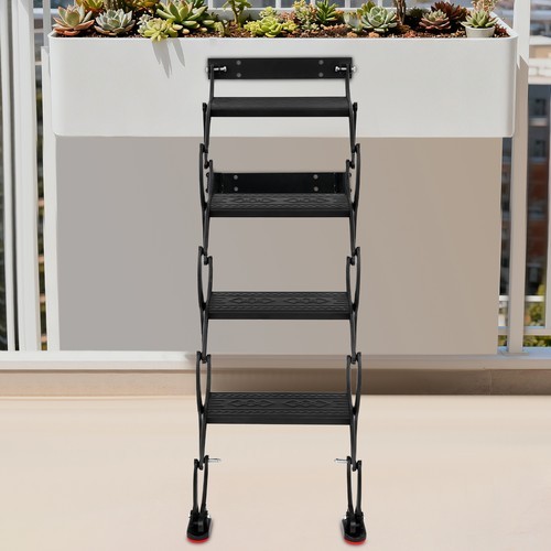 Wall Mounted 4 Step Folding Ladder TelescopingLadders Retractable Folding Stair