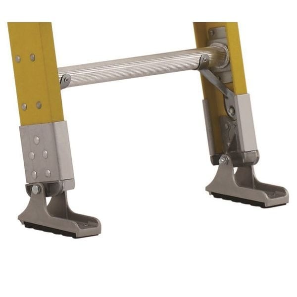 Louisville Fe4228hd 28 Ft Fiberglass Extension Ladder, 375 Lb Load Capacity