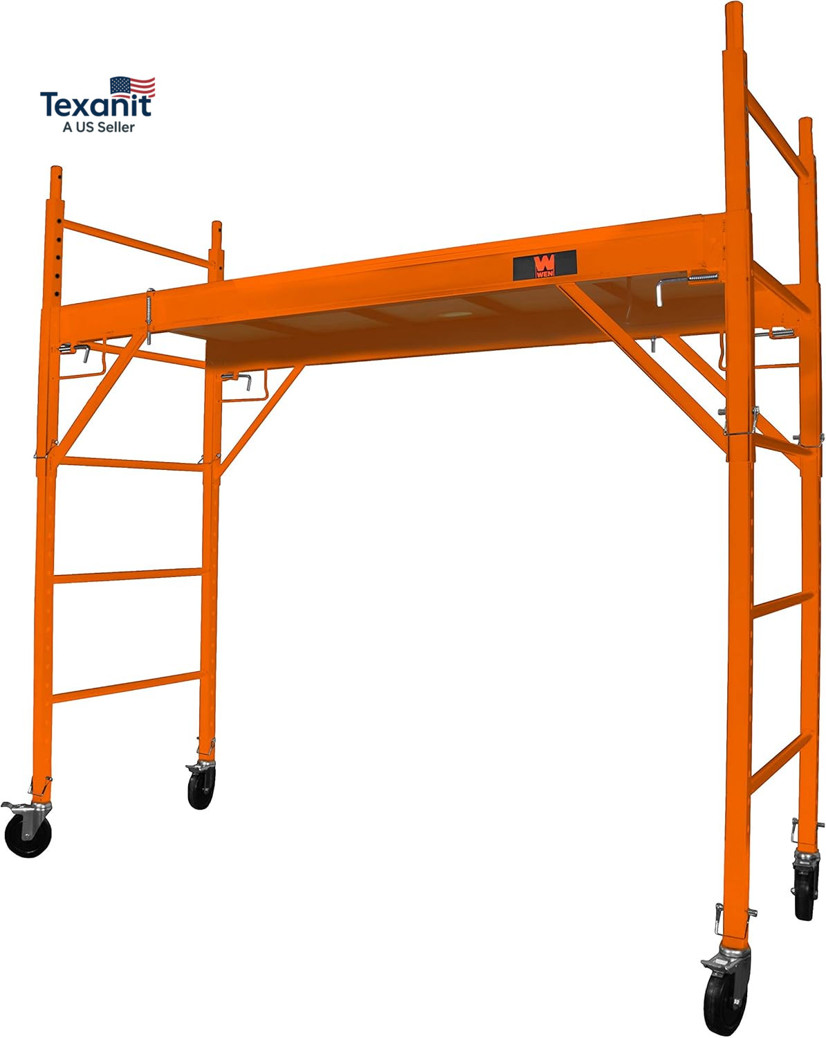 31110T Baker-Style 6.25 Ft. Multi-Purpose 1000-Pound-Capacity Rolling Steel Scaf