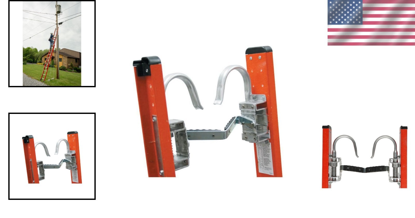 2-in-1 Cable Hook & V-Rung Assembly, Silver