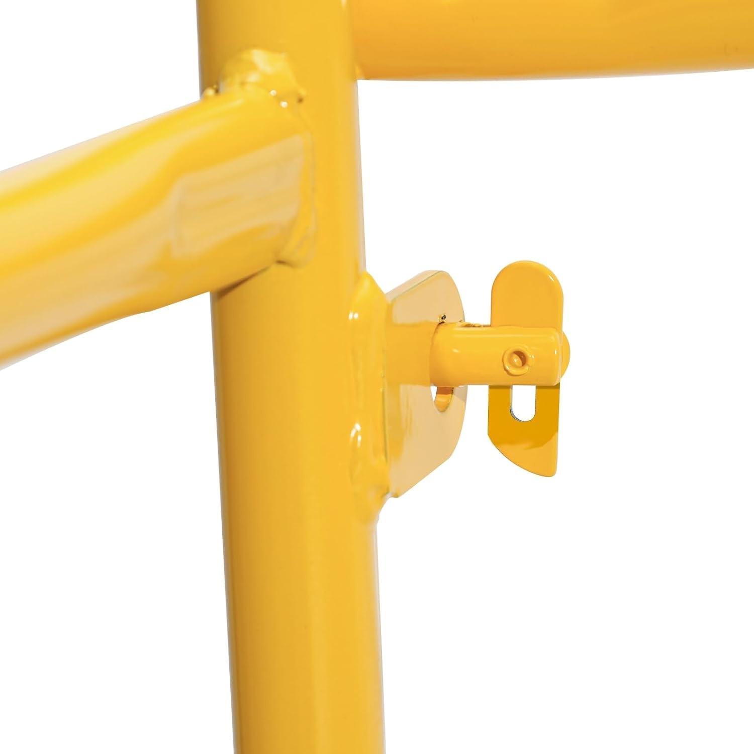 6 Foot Scaffolding Safety Guardrail, Rustproof Solid Carbon Steel Load Capaci…