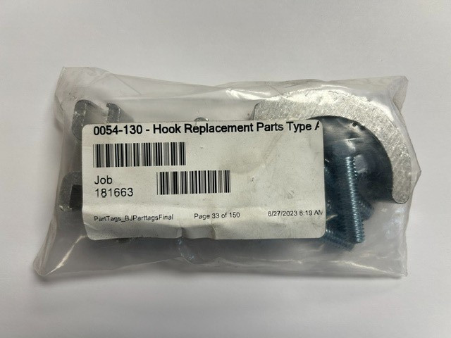 Bil-Jax 0054-130 – Replacement Hook Kit Type A – Fits On Bil-Jax Scaffold Plank