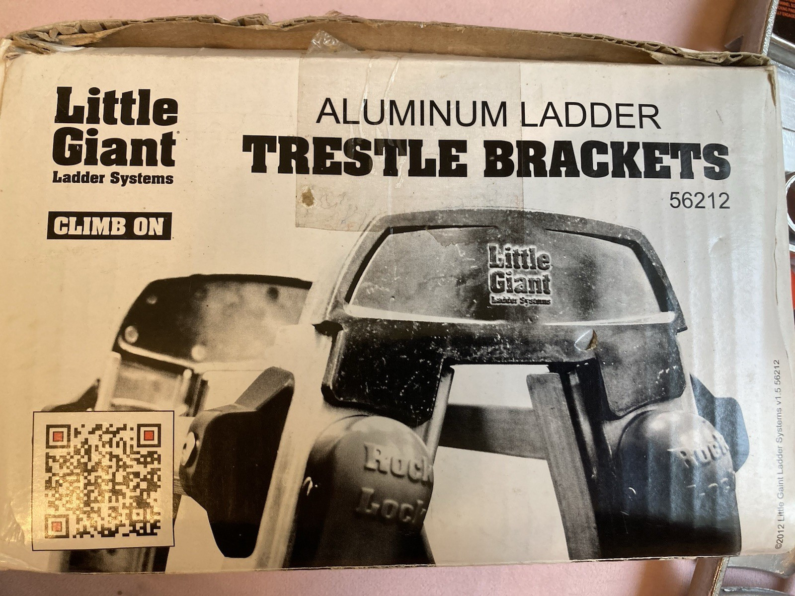 Little Giant Aluminum Ladder Trestle Brackets, Aluminum Ladder Accessory 56212