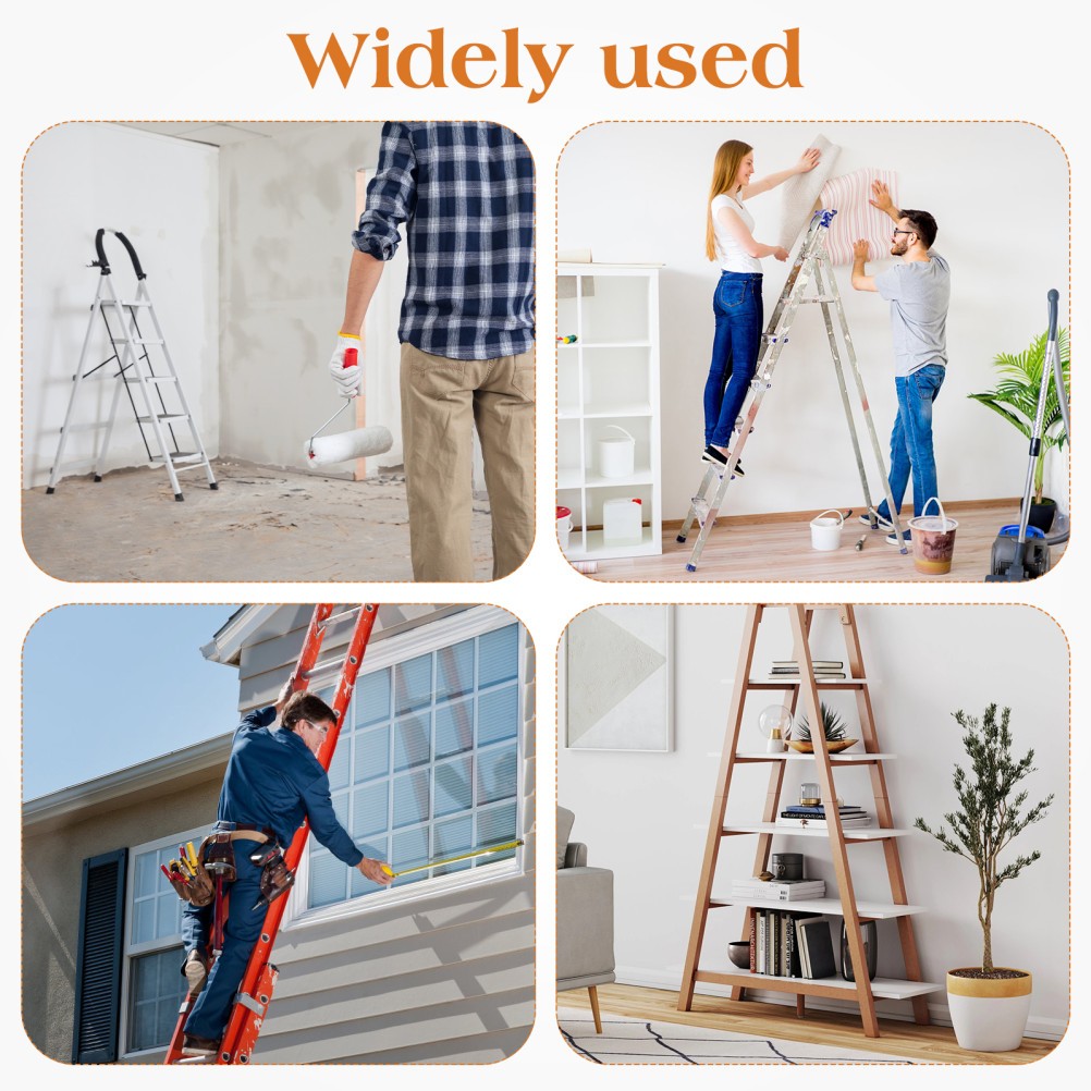 2Pcs Reusable Red Ladder Foot Covers Non Slip Durable Ladder Accessories