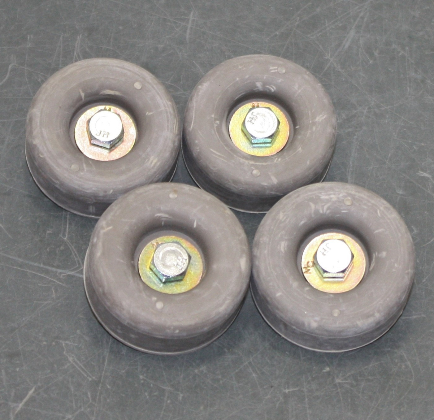 (4) Louisville Ladder Rubber Foot 601054A, for Rolling Warehouse Ladders GSW GSX