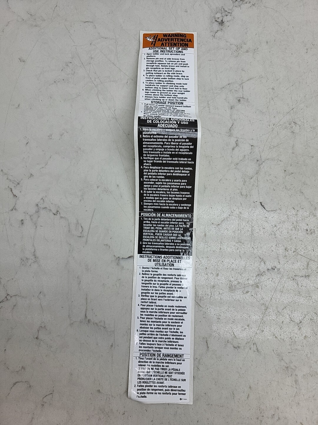 2 Pack Louisville Ladder Label Kit PK-AP5000 Lot of 2 Kits