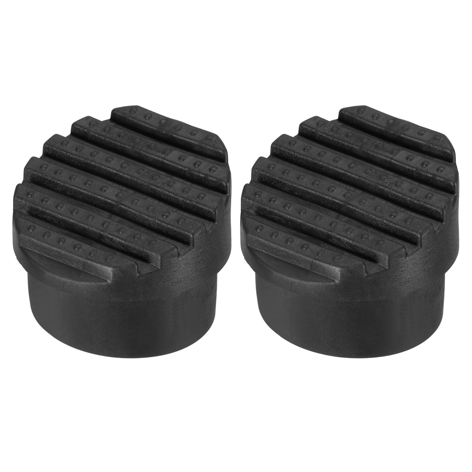 Non Slip Ladder Feet Mat, (1.73″, Black)(2Pcs), Rubber Anti Slip Feet Caps