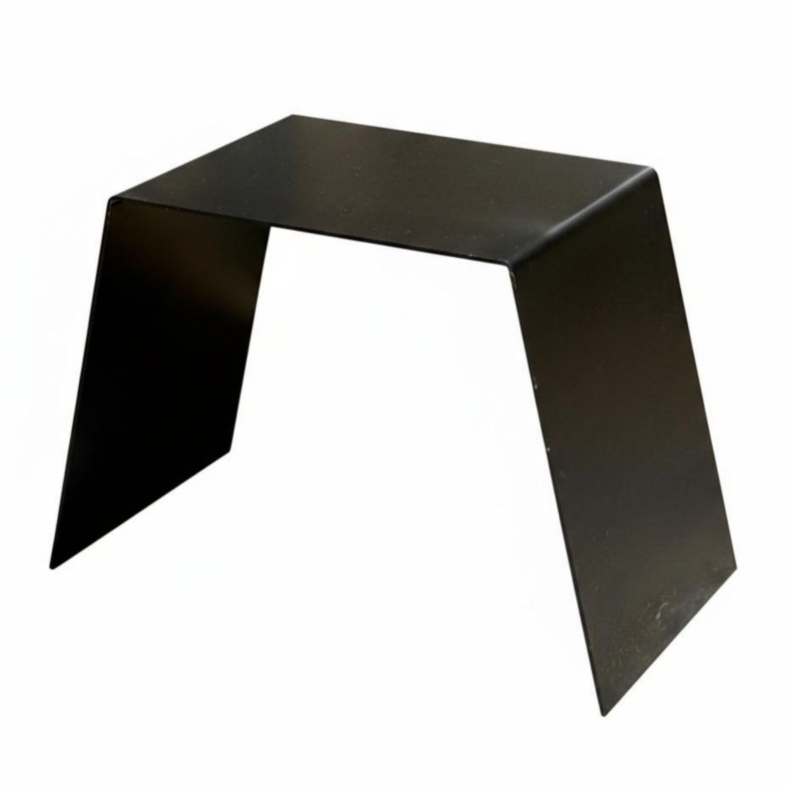 Round Pedestal Table Matte Black Finish Living Room Furniture for Patio,