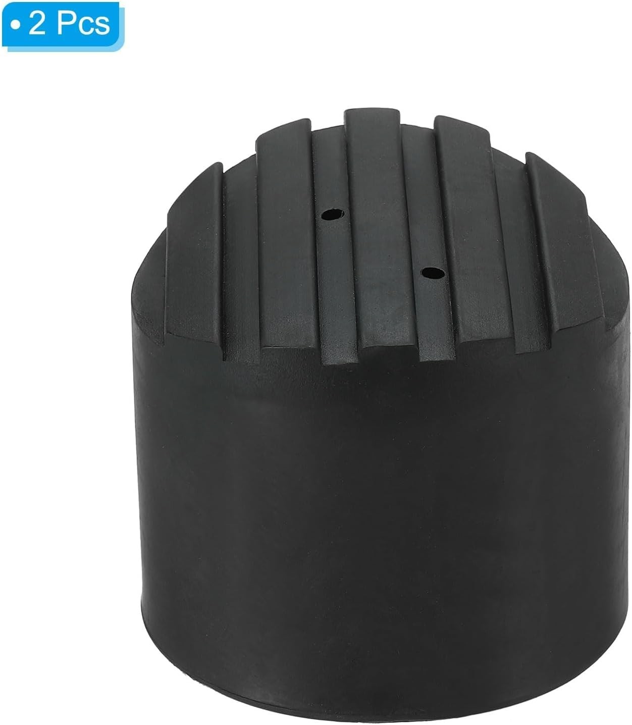Ladder Non Slip Feet 3″/76mm, 2Pcs Rubber Round Foot Protective Mat Cushion R…