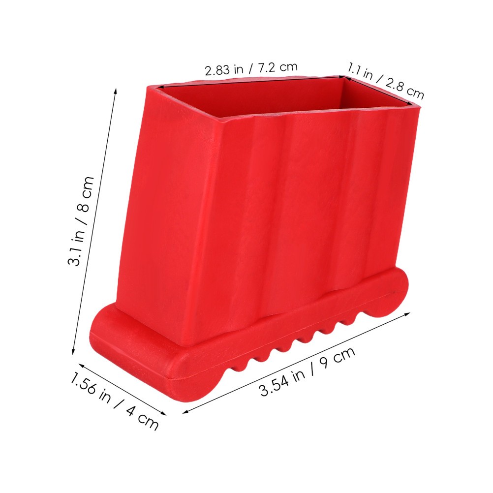 2Pcs Reusable Red Ladder Foot Covers Non Slip Durable Ladder Accessories