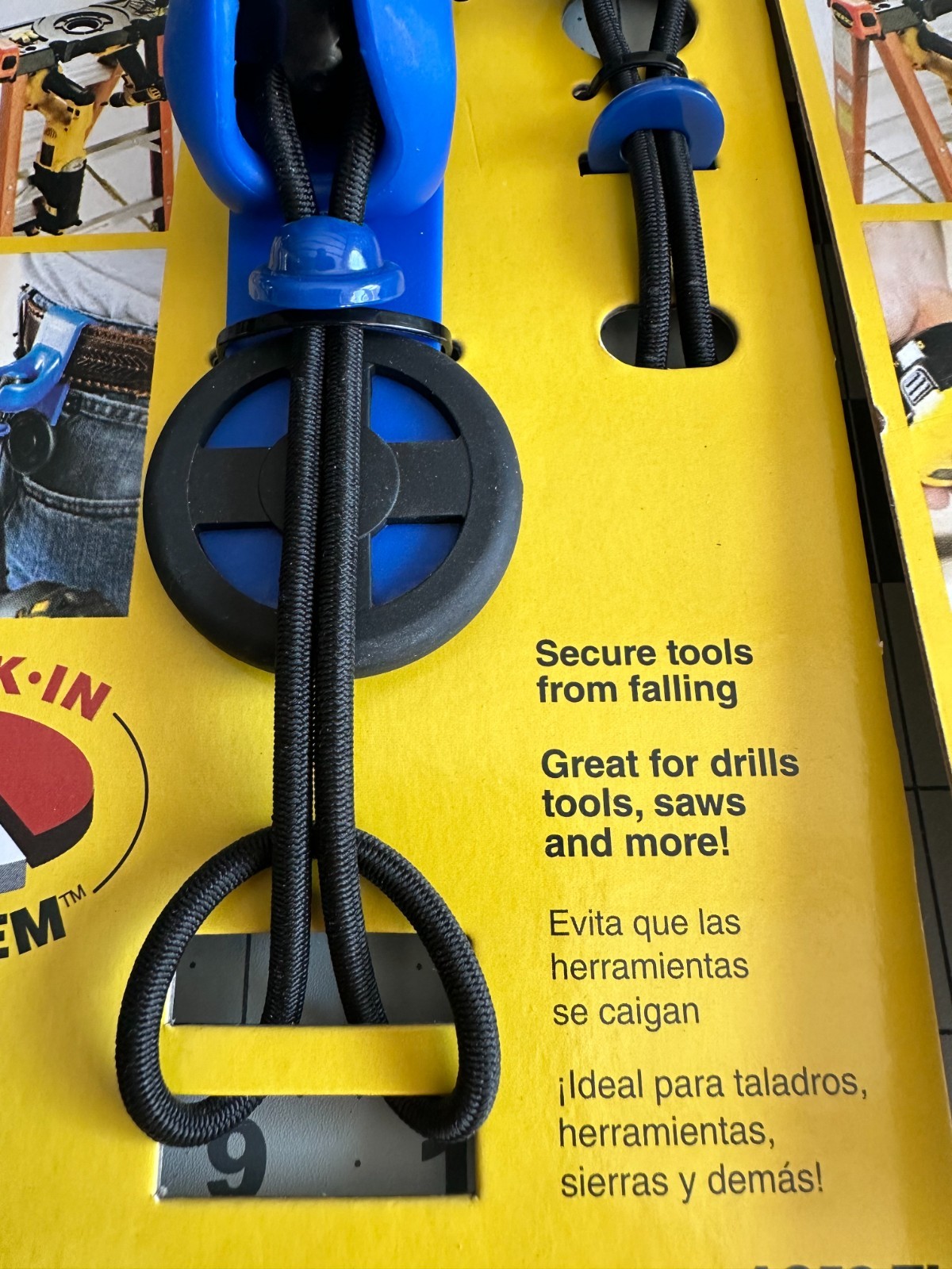 3-pack lot Werner AC58-TL Lock-In Ladder Tool Drill Lasso W/ Belt Clip AC58-TL
