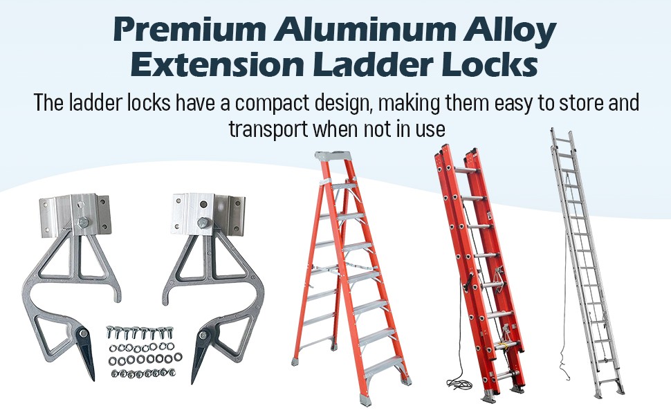 Extension Ladder Rung Lock Kit ,Aluminum Alloy ,Ladder Parts for 28-11 Extension