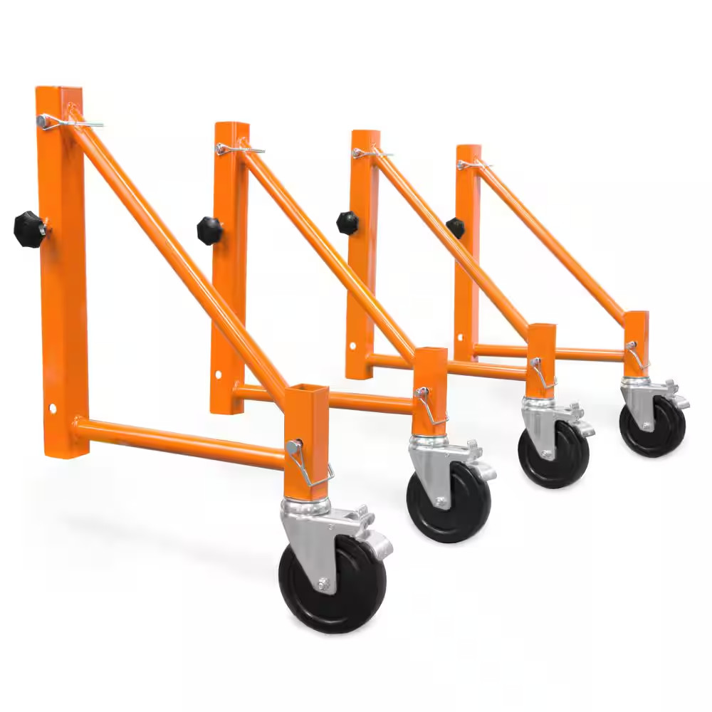 Baker Scaffold Outriggers with 5 In. Locking Casters (4-Pack)