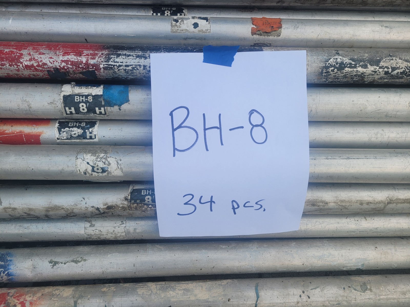 Used Werner Aluminum Scaffolding, being sold as one lot