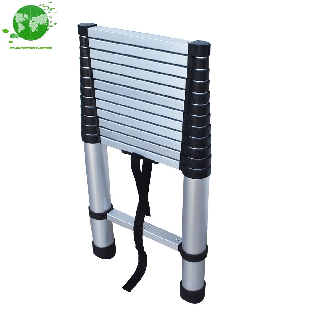 12.5 Feet Easy To Install Aluminum Telescopic Step Ladder Extension Ladder