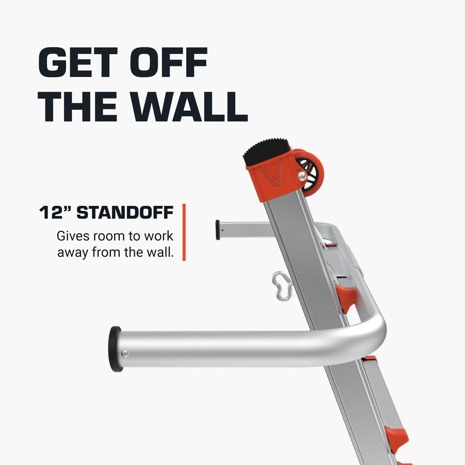 Little Giant Ladders Wing Span/Wall Standoff Ladder Accessory Aluminum 10111