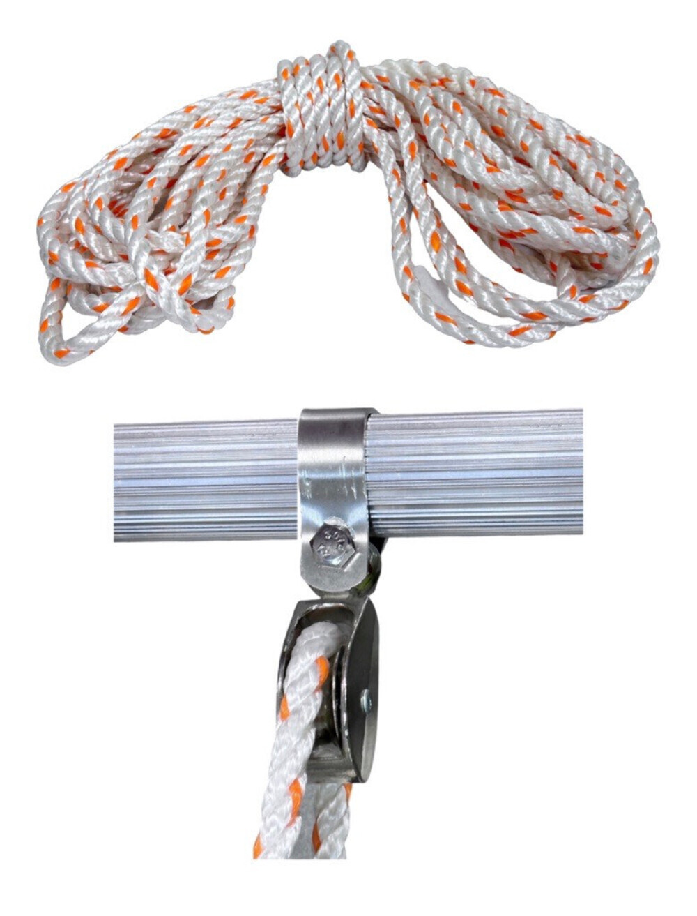 Universal Premium Rope Pulley Kit for Extension Ladders