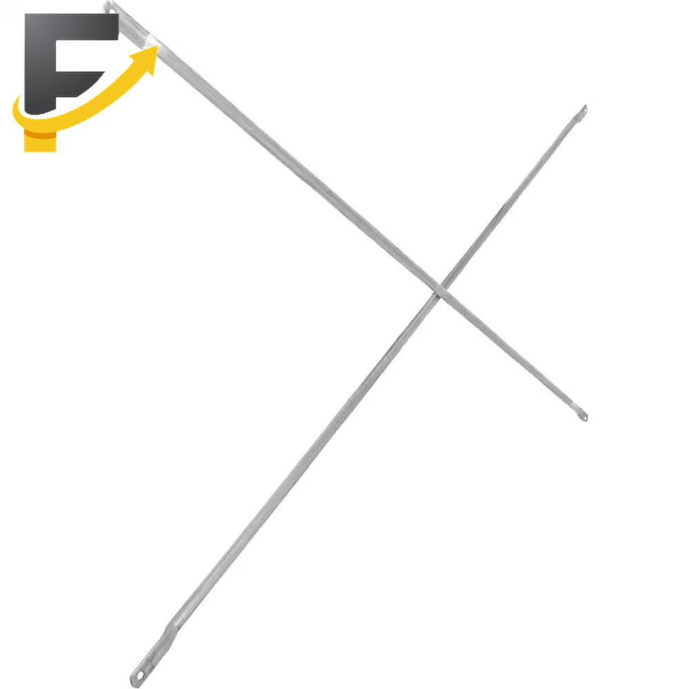 7 Ft. X 4 Ft. Galvanized Steel Squaring Cross Brace for Scaffolding Frames