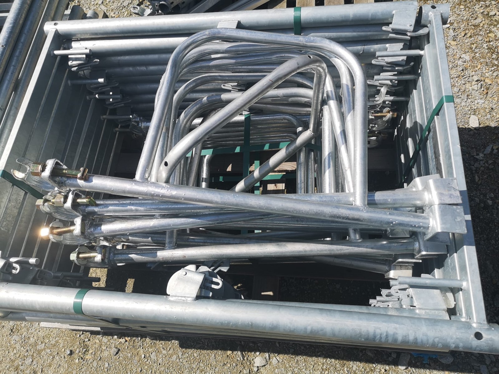 160m2 Scaff 74 steel scaffolding working scaffolding trade wooden floor shipp…