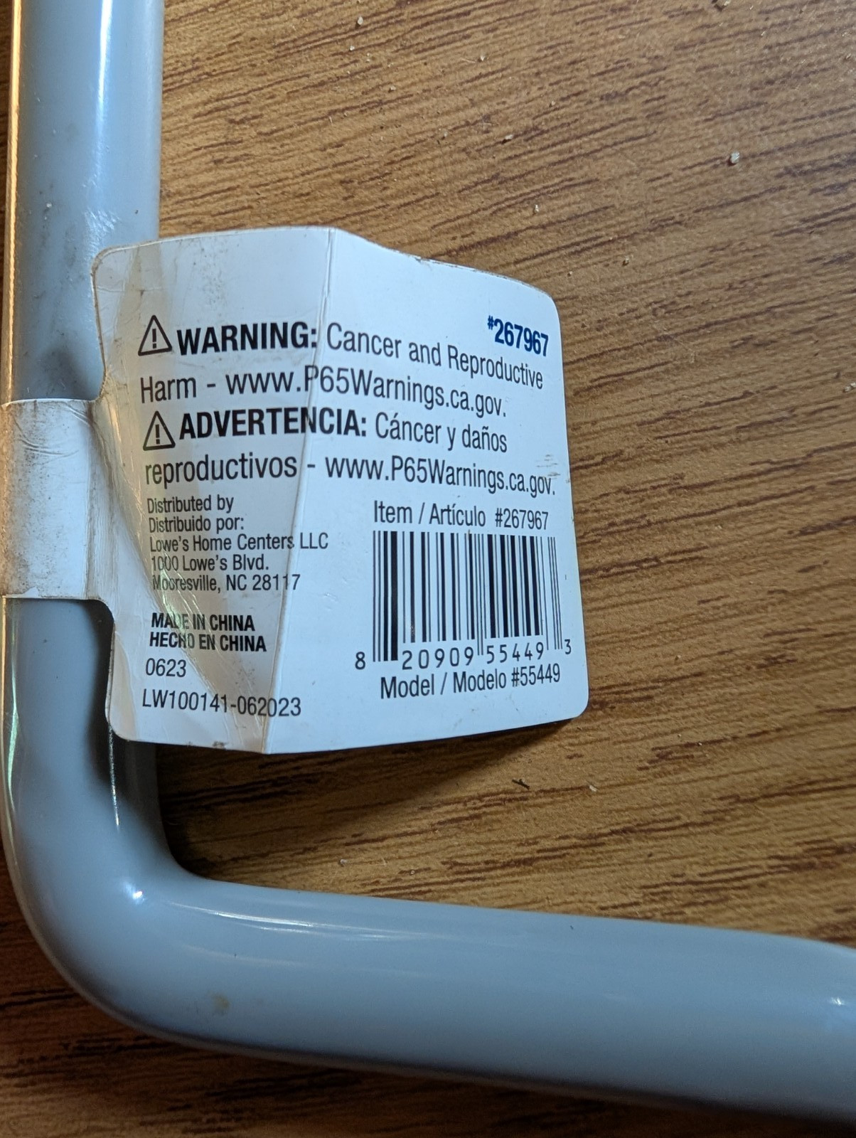Vinyl Coated GREY Steel Large Ladder Hook organized 267967