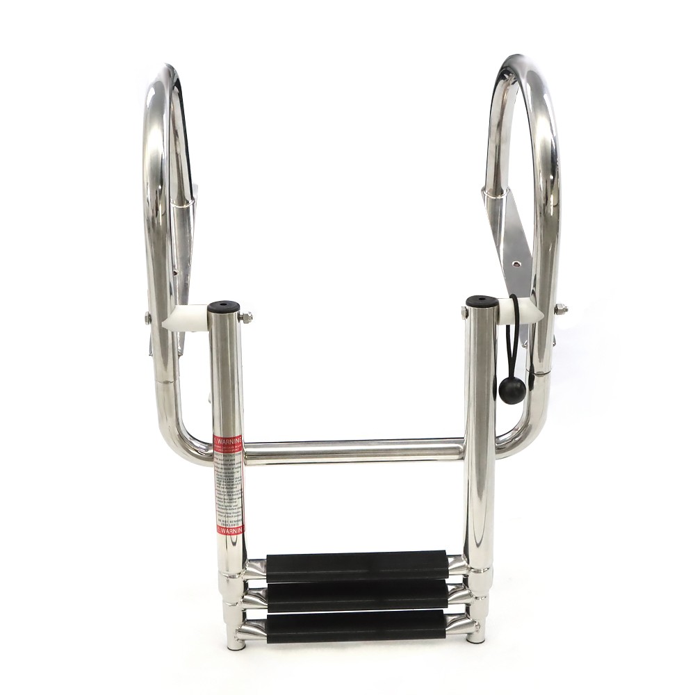 New Boat Ladder Stainless Steel Telescoping Folding Dock Ladder 2/3/4/5-Steps