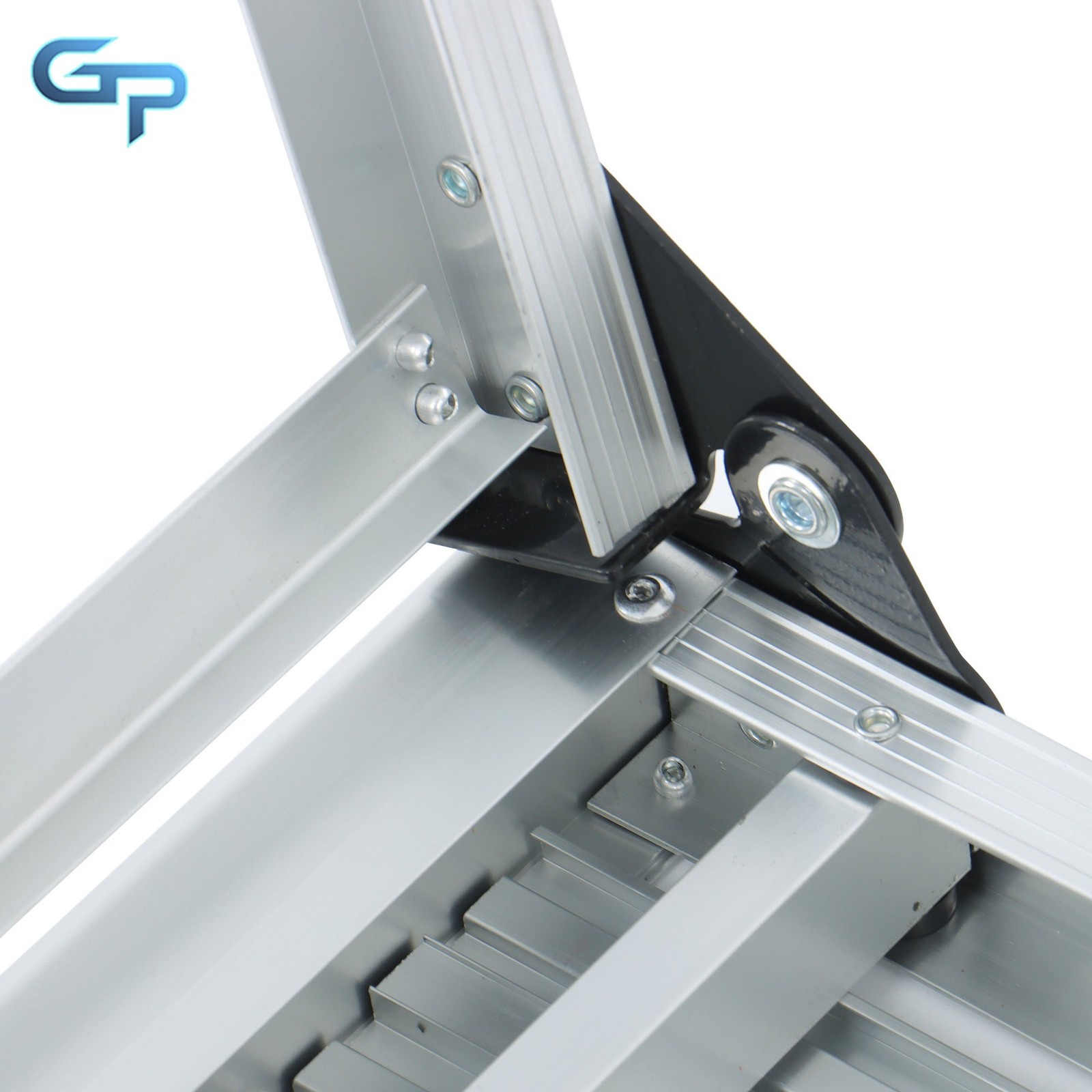 Aluminum Step Stool Non-slip Folding Work Platform 330LBS Drywall Ladder
