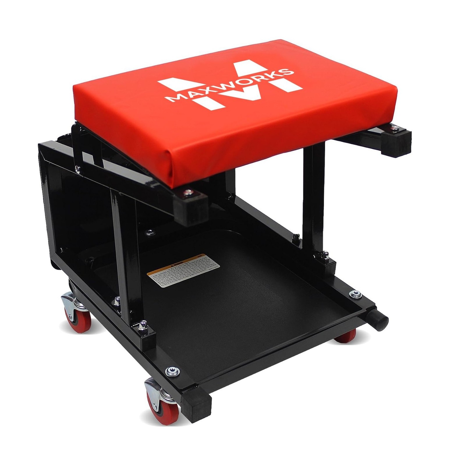 MaxWorks 50880 Garage Creeper Seat and Stool Combo, Workshop Seat with 300 Lb…