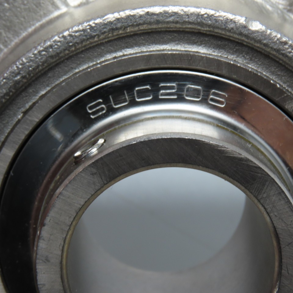 SUC206 SF206 4-Bolt Flange Bearing Unit 30mm Bore Stainless Steel