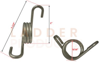 Werner Torsion Spring Left and Right 53923-03, 53923-04 (Under Tray) For PT37…