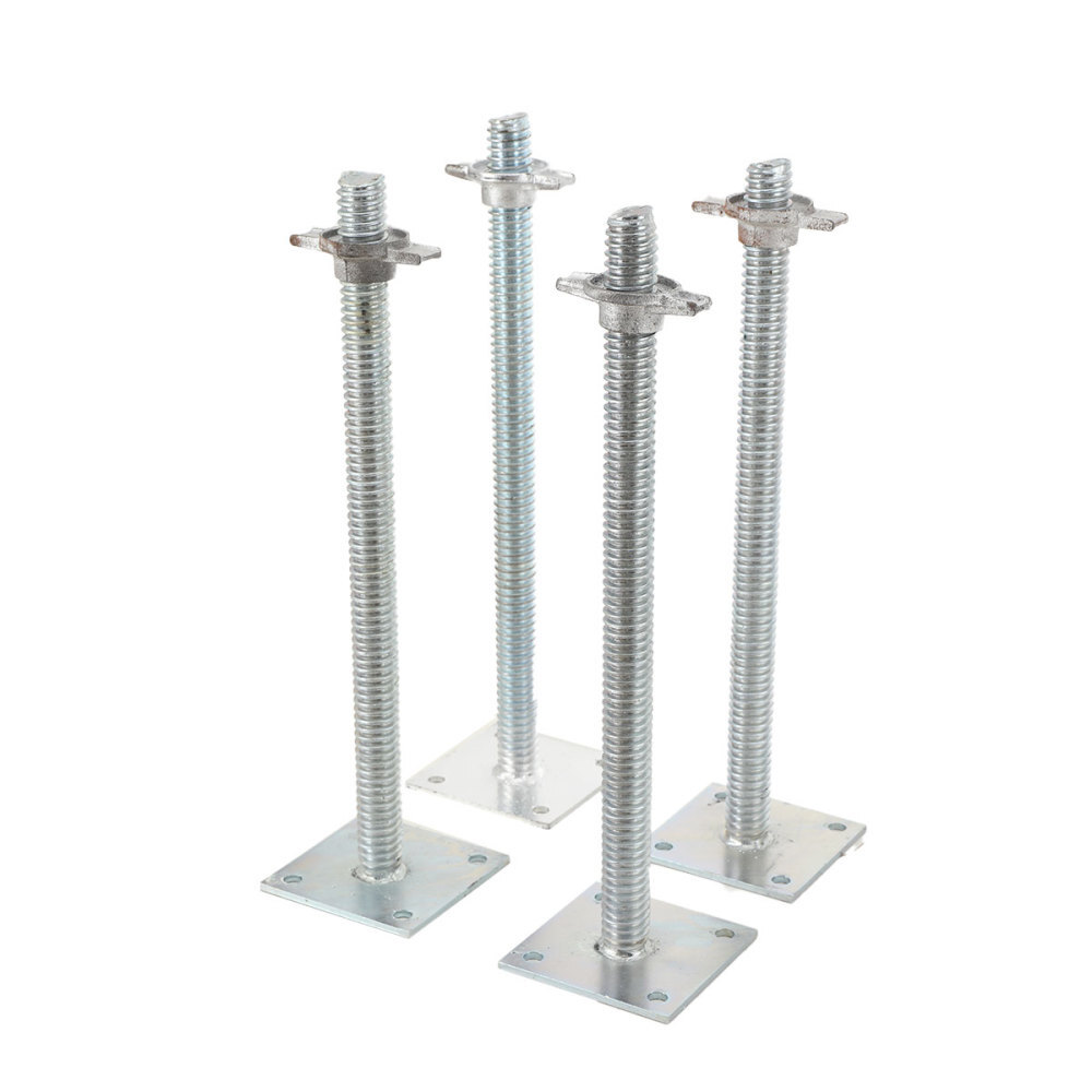 Scaffold Adjustable Leveling Jacks Solid Screw Jacks Fit Baker Style Scaffolding