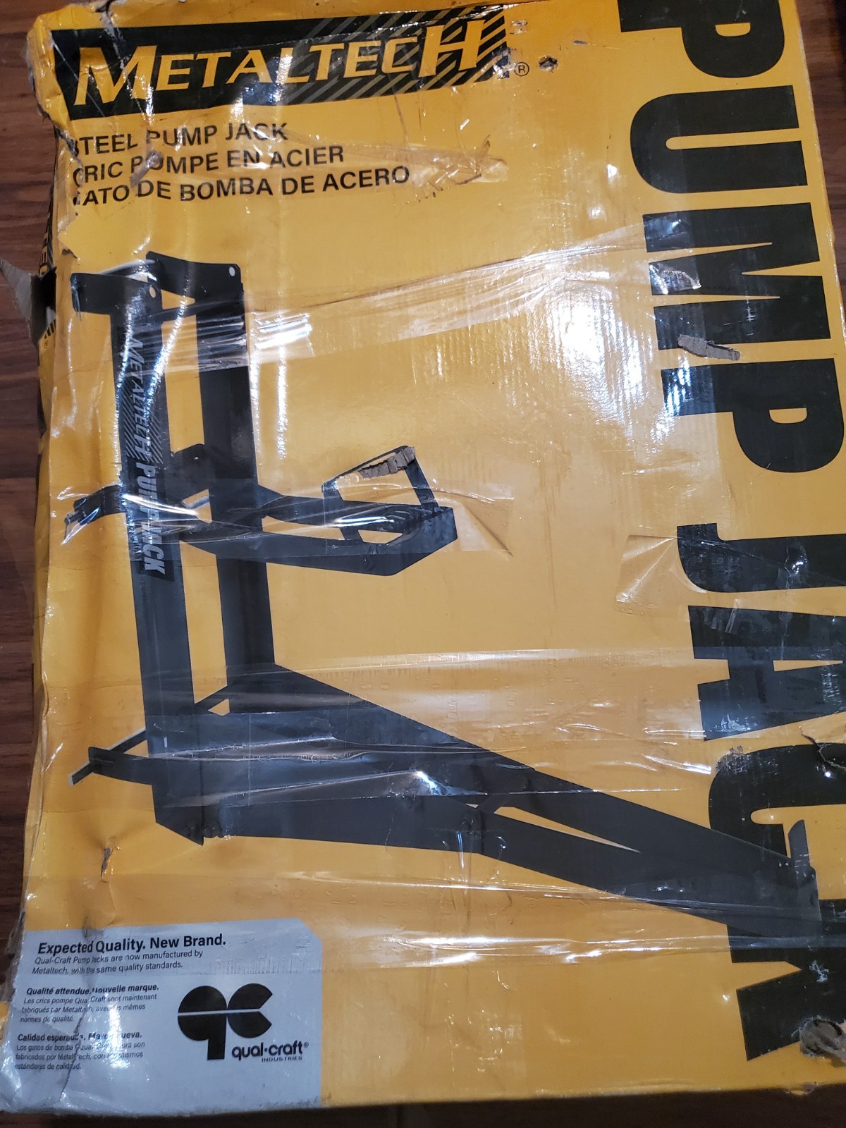 MetalTech Qual-Craft Steel Pump Jack PJ-PJST HEAVILY DAMAGED BOX (RAINED ON)