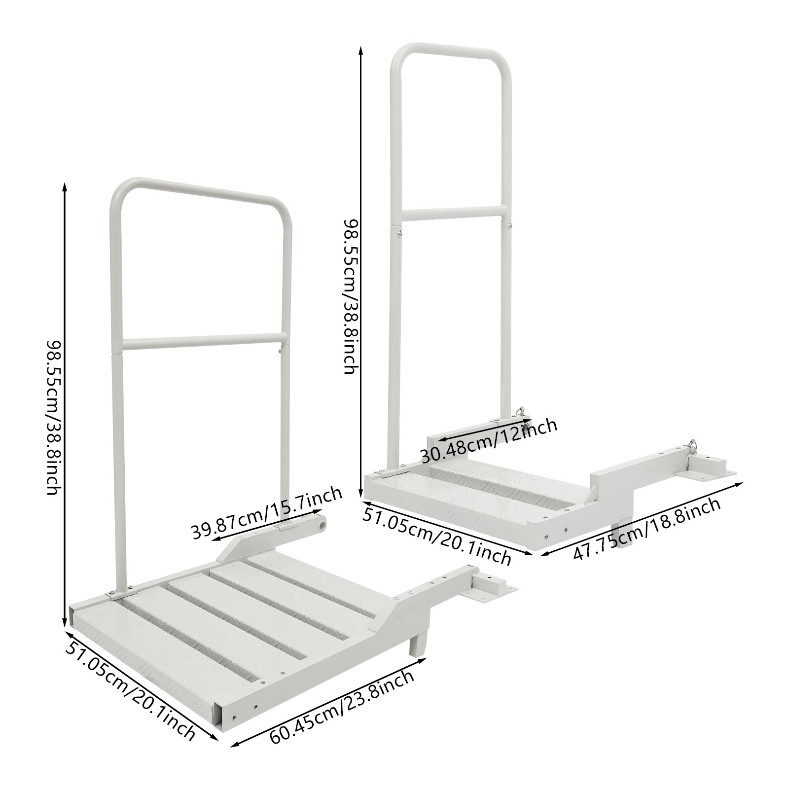 Aluminum Alloy Boat Boarding Platform Boat Boarding Tool 150kg/330.69lbs Load