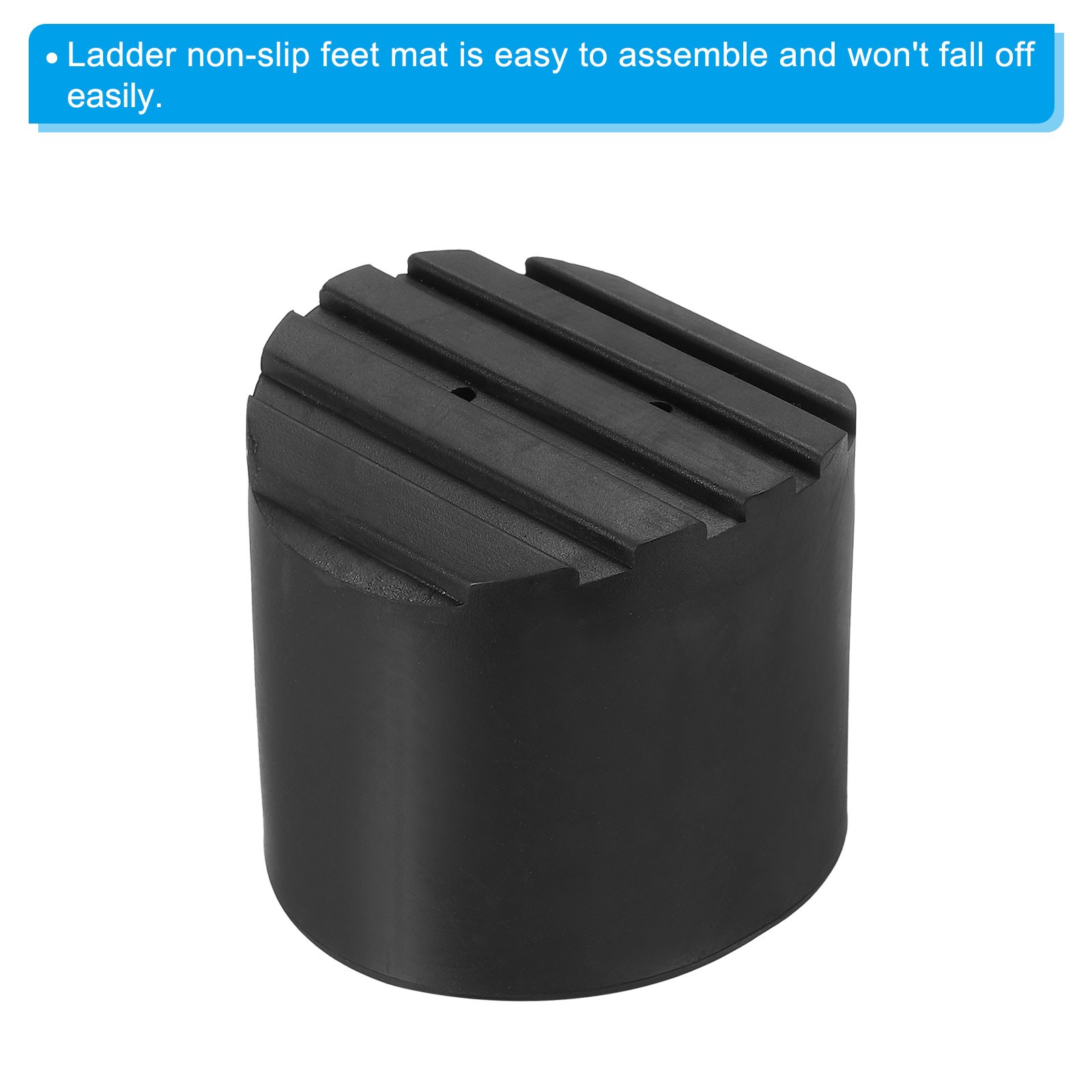 2Pcs Ladder Non Slip Feet 3.5″/90mm Round Foot Cushion for Protection