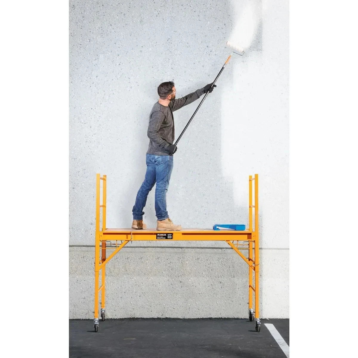 900 lb.Heavy Duty Capacity Multipurpose Rolling Scaffold Platform