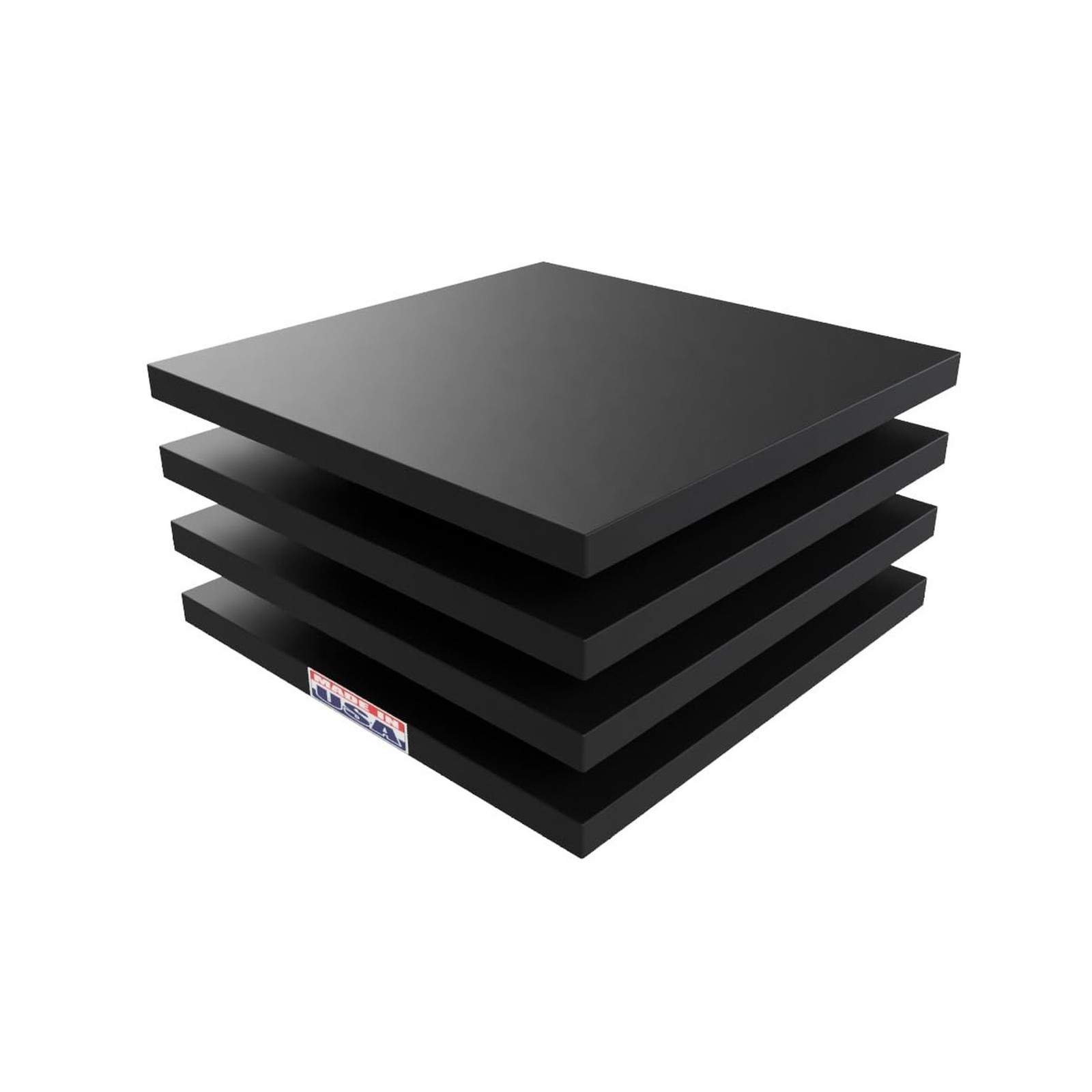 USA Made RV Leveling Jack Flex Pads 12″ – Heavy-Duty Rubber Jack Pads (4-P