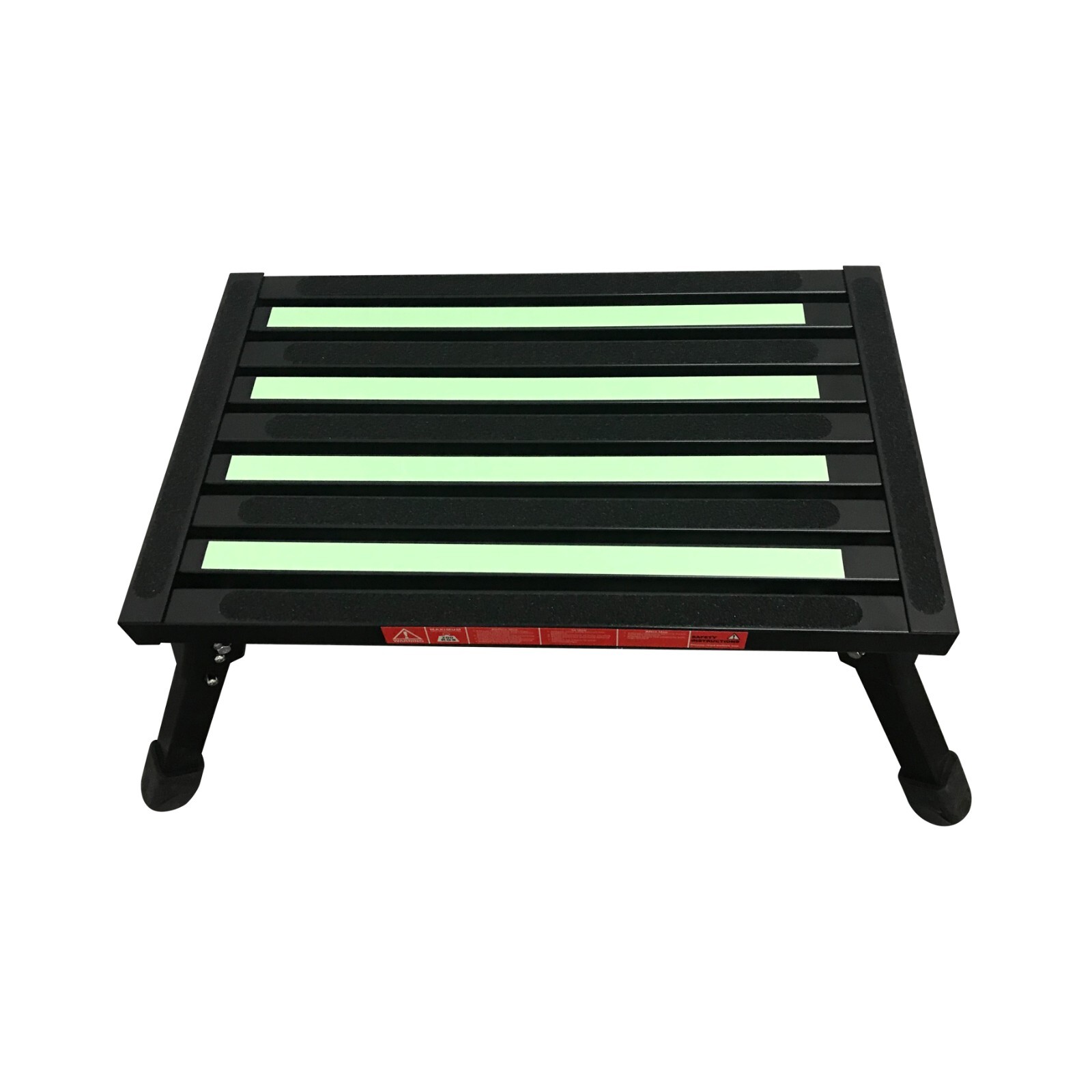 Caravan RV Lightweight Compact ILLUMINATING Folding Platform Step 22cm Height