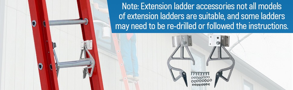 Extension Ladder Rung Lock Kit ,Aluminum Alloy ,Ladder Parts for 28-11 Extension