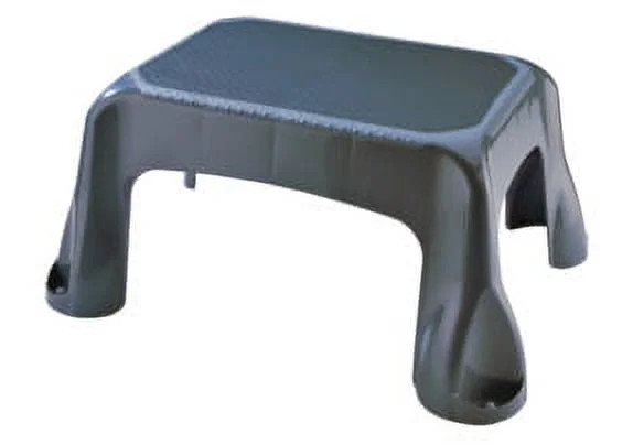 Rubbermaid Plastic Step Stool In Mold Tread 1 Step Gray