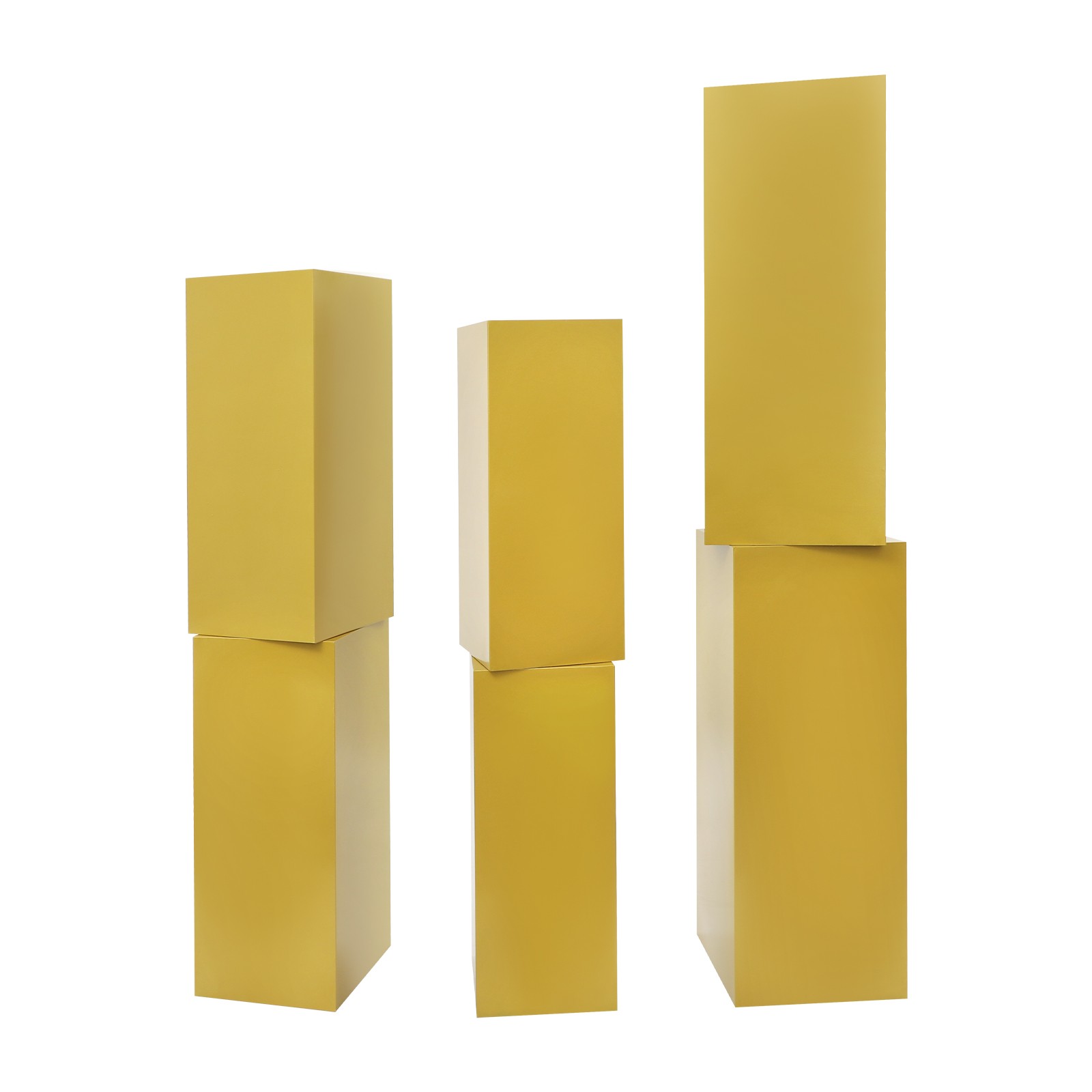 6 PCS Display Pedestal Stand, Metal Display Pedestal Stands for Birthday Party