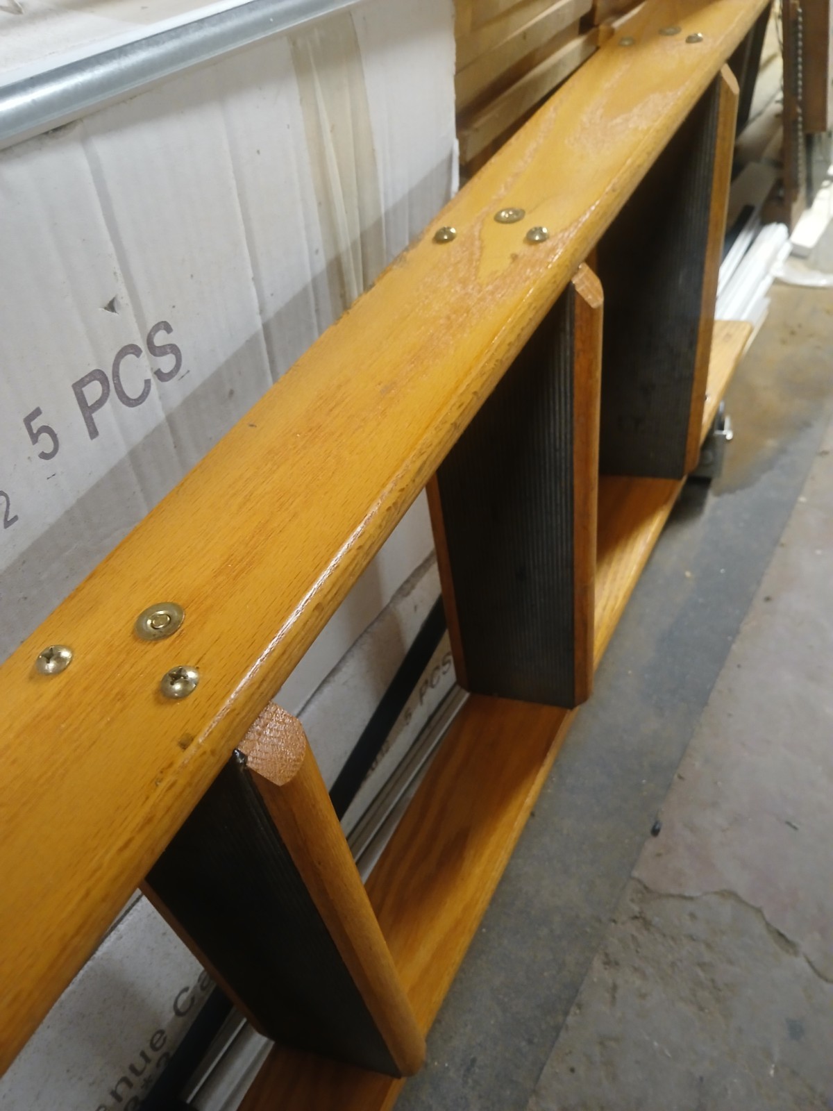 Putnam ROLLING Solid Wood Warehouse/Library LADDER