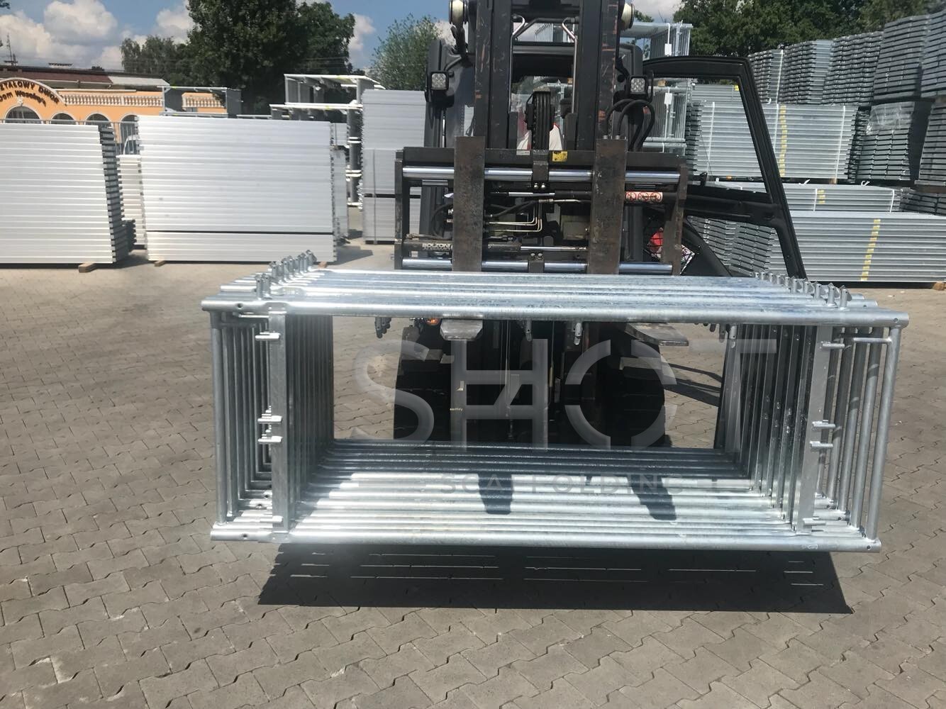 NEW PRODUCT 216m² Scaff 74 steel scaffolding Échafaudag Lešení