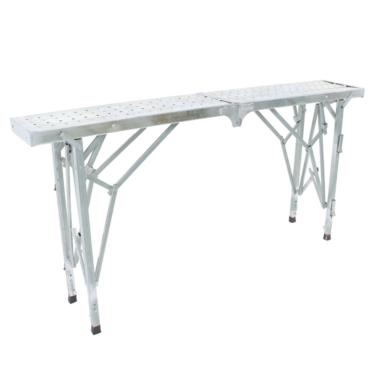 1.8m Folding Scaffolding Platforms Adjustable Height Work Platform Portable